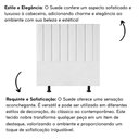 Ver imagem 5 de Cabeceira Estofada Cama Casal Queen Size 160 Cm Taís Suede Branco