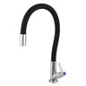 Torneira Cozinha Silicone Flexivel 360 Metal Cromado Bancada Mesa Pia Gourmet Articulado Resistente - 1
