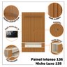 Painel Ripado para Tv até 55 Polegadas Intense com Nicho 135cm - 2