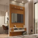 Ver imagem 4 de Painel Ripado para Tv até 55 Polegadas Intense com Nicho 135cm