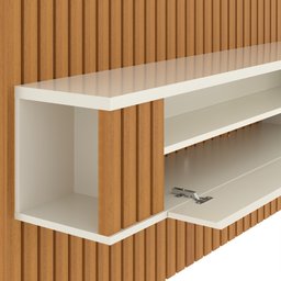 Painel Ripado para Tv até 55 Polegadas Intense com Nicho 135cm - 8