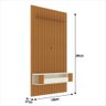 Painel Ripado para Tv até 55 Polegadas Intense com Nicho 135cm - 3