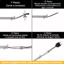 Ver imagem 5 de Perfil Barra Rígida Led 1 Metro Fita 2835 Direto na Rede Branco Frio 6000k 220v