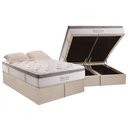 Ver imagem 1 de Cama Box Baú Queen: Colchão Molas Herval MasterPocket Ensacadas Monte Carlo HR Visco + Base CRC Sued