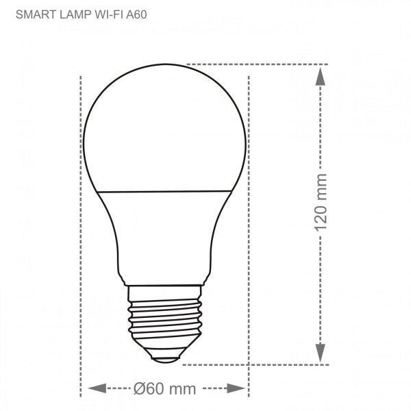 Smart Lâmpada Wifi LED 10W A60 RGB Taschibra - 4
