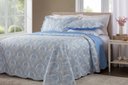 Ver imagem 2 de Kit Colcha Bouti Shabby Chic Casal 220x240cm 100% Poliéster - Rozac - Floral 2