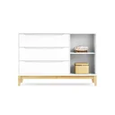 Ver imagem 4 de Cômoda Infantil Retrô 3 Gavetas 1 Porta Amor Perfeito 