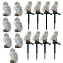 Ver imagem 1 de Coruja Luminaria Solar Luz Led Iluminaçao Resistente Kit 10 Uni Decoraçao Enfeite Quintal Jardim Cas