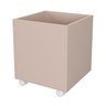 Baú Organizador de Brinquedos Mdf com Rodízios Plancasa Sal Rosa - 1