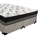 Ver imagem 7 de Cama Box Casal Sintético Bipartido + Colchão Ortobom Iso Dupla Face 138x188x60 Cor:branco