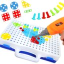 Ver imagem 7 de Kit Ferramenta Infantil com Parafusadeira - 106 Peças