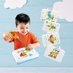Kit Ferramenta Infantil com Parafusadeira - 106 Peças - 8