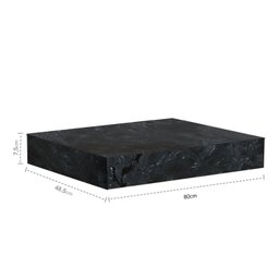 Prateleira em Porcelanato Técnico Polido para Banheiro 80cm Max  - 3