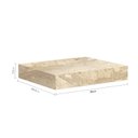 Ver imagem 3 de Prateleira em Porcelanato Técnico Polido para Banheiro 80cm Max Yescasa Bege