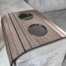 Esteira para Sofá Braço Porta Copo Plástico S01 Flexível Tabaco - Inoviza - 2