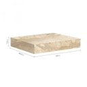 Ver imagem 4 de Prateleira em Porcelanato Técnico Polido para Banheiro 60cm Max Yescasa Bege