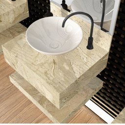 Prateleira em Porcelanato Técnico Polido para Banheiro 60cm Max  - 2