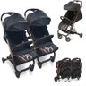 Carrinho de Gemeos Galzerano Duolee com 2 Bebe Conforto Cobre - 3