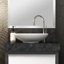Ver imagem 3 de Lavatório em Porcelanato para Banheiro 50cm Top para Cuba de Apoio