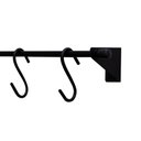 Ver imagem 4 de Suporte Organizador Barra 60cm Ganchos Cozinha Utensílios