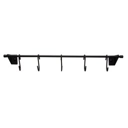 Suporte Organizador Barra 60cm Ganchos Cozinha Utensílios - 2