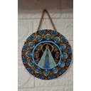 Ver imagem 2 de Mandala Enfeite Parede Nossa Senhora Aparecida Porcelana