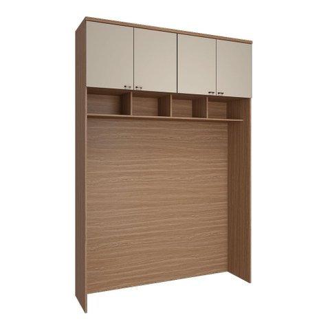 Modulo Ponte 4 Portas Setiba 1430mm Rimo Carvalho/off White