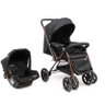 Carrinho com Bebê Conforto Travel System Duo Choice Preto Bronze - Voyage - 1