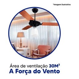 Ventilador de Teto Yris Motor Grande 150w e 180w Ventex - 5