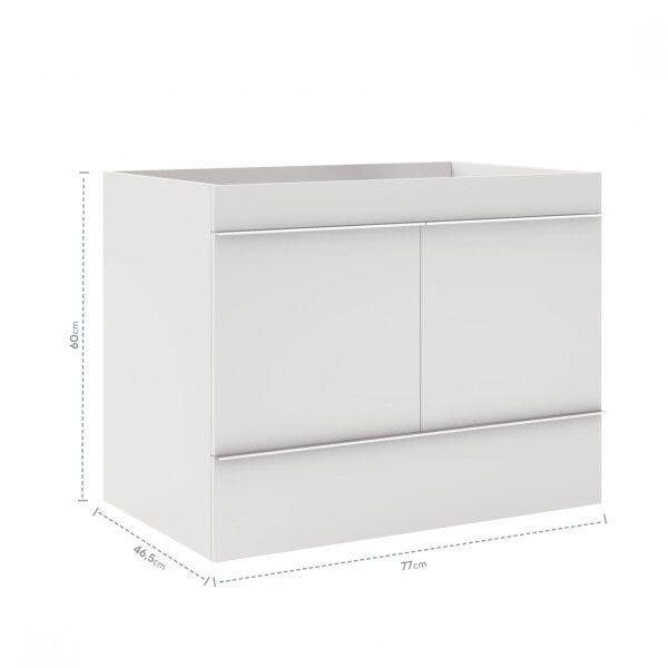 Gabinete para Banheiro Suspenso TN 80cm  - 6