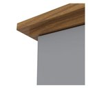 Ver imagem 4 de Guarda Roupa Casal Ambiente Andréas 6 Portas Cinza Nature com Espelho - Henn