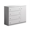 Ver imagem 1 de Cômoda Infantil Dora 105cm Mdp Branco Brilho - Sallar Home