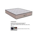 Ver imagem 2 de Cama Box Solteiro: Colchão Espuma D33 Orthoflex Milão Black + Base Crc Suede Clean (78x188)