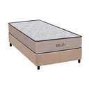Ver imagem 1 de Cama Box Solteiro: Colchão Espuma D33 Orthoflex Milão Black + Base Crc Suede Clean (78x188)