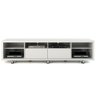 Rack C/ Rodinhas Horizon Branco 2.17cm Para Tv's de Até 60" - 1