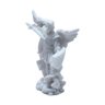 Imagem São Miguel Arcanjo Branca Resina 8 Cm - 1