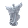 Imagem São Miguel Arcanjo Branca Resina 8 Cm - 6
