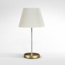 Ver imagem 1 de Abajur Luminaria de Mesa Redondo Piovere com Interruptor e Cupula Texturizada Decoração Sala