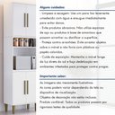 Ver mais imagens de Torre Quente 4 Portas Lorena - Kaiki Móveis Branco