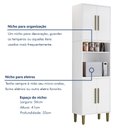 Ver imagem 3 de Torre Quente 4 Portas Lorena - Kaiki Móveis Branco