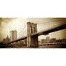 Brooklyn Bridge I Canaleta 80x35cm Tabaco - 1