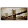 Brooklyn Bridge I Canaleta 80x35cm Tabaco - 2