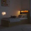 Ver imagem 6 de Cama de Solteiro com 3 Gavetas Cabeceira com Organizador e Iluminação LED Genebra
