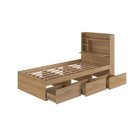Ver imagem 5 de Cama de Solteiro com 3 Gavetas Cabeceira com Organizador e Iluminação LED Genebra