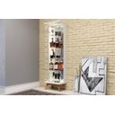 Ver imagem 4 de Cristaleira Espelhada Retro Uruguai com Led Cor Off White com Freijo - 47486