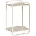 Ver imagem 6 de Mesa Lateral para Sala de Estar 40cm Orgânica Industrial Alek A03 Off White - Lyam Decor