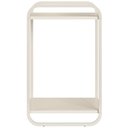 Ver mais imagens de Mesa Lateral para Sala de Estar 40cm Orgânica Industrial Alek A03 Off White - Lyam Decor