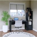 Ver imagem 1 de Conjunto Escrivaninha para Escritório e Estante Modo On Belmax Preto