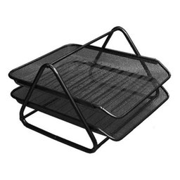 Organizador 2 Bandejas Documentos Escaninho Caixa de Correspondência - 3