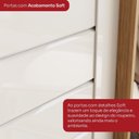 Ver imagem 6 de Guarda-Roupa Casal 2 Portas Deslizantes 100% MDF Cayman Off White/Cinamomo